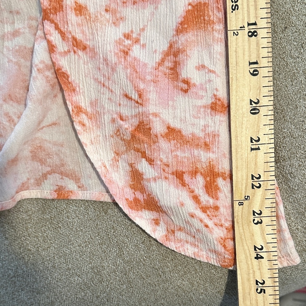 Sky and Sparrow Pink and Orange Wide-Leg Pants perfect for Beach - Picture 3 of 4